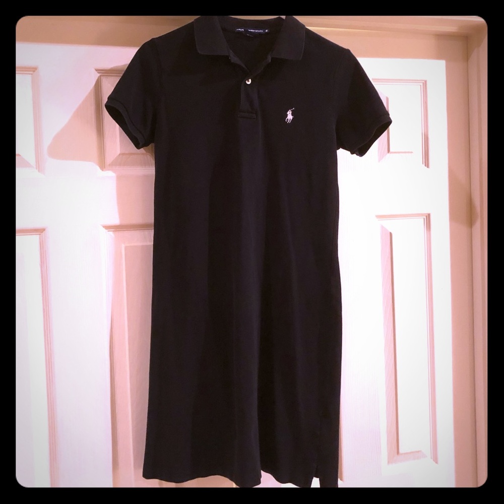 Ralph Lauren Black Polo Dress